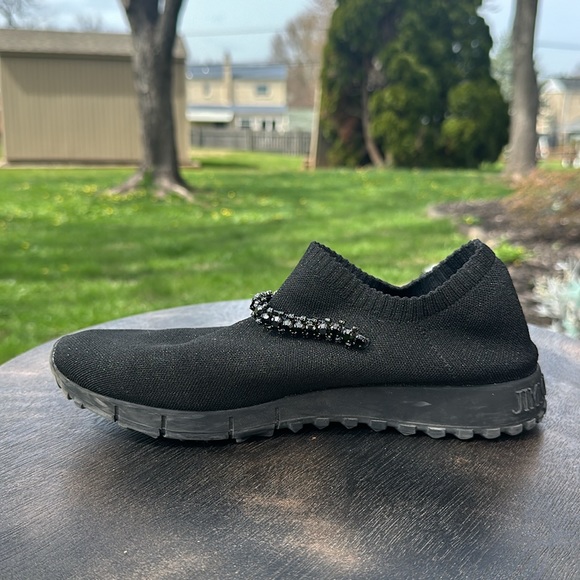 Jimmy Choo Verona sneaker black size 38.5 - Picture 6 of 11